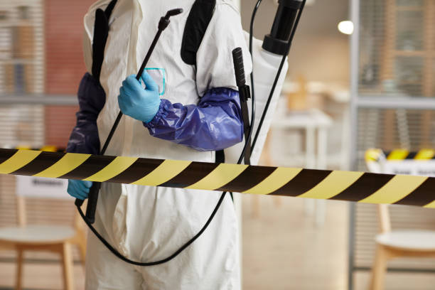 Professional Biohazard Cleanup technician working in Merion Station, PA
